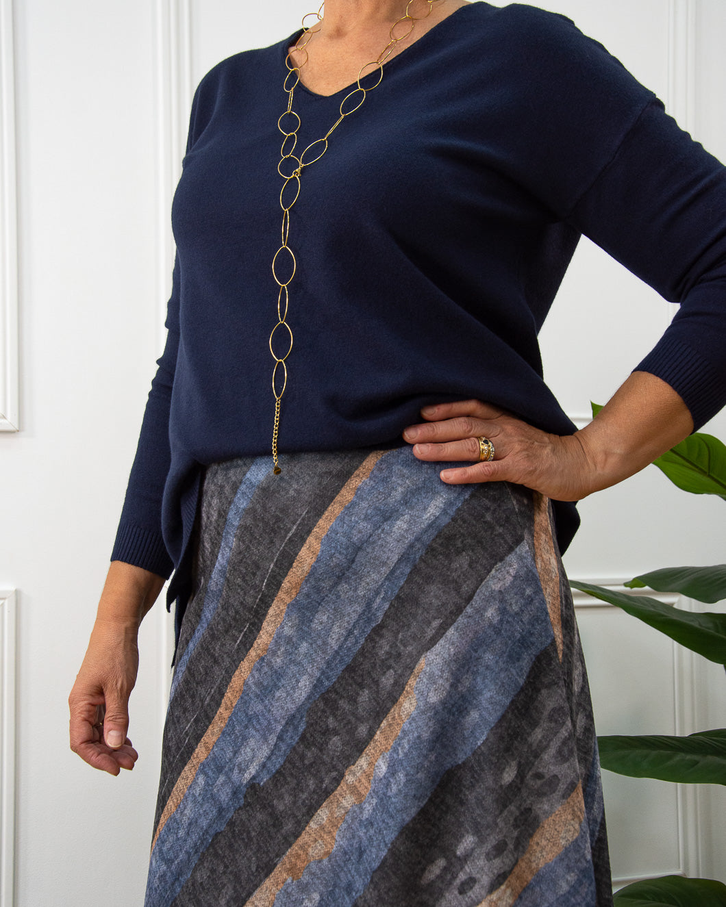 FALDA CELINE AZUL