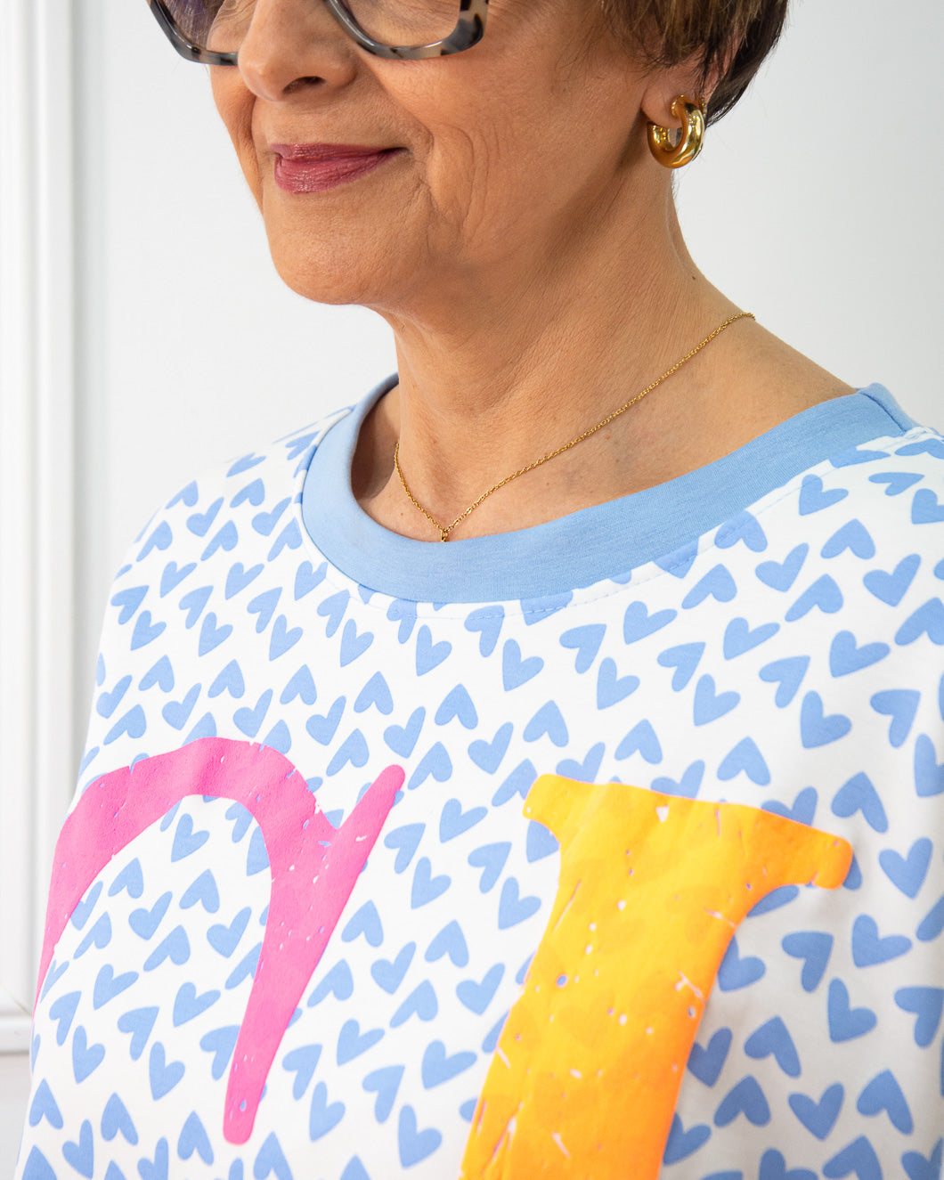 SUDADERA CORAZÓN AZUL