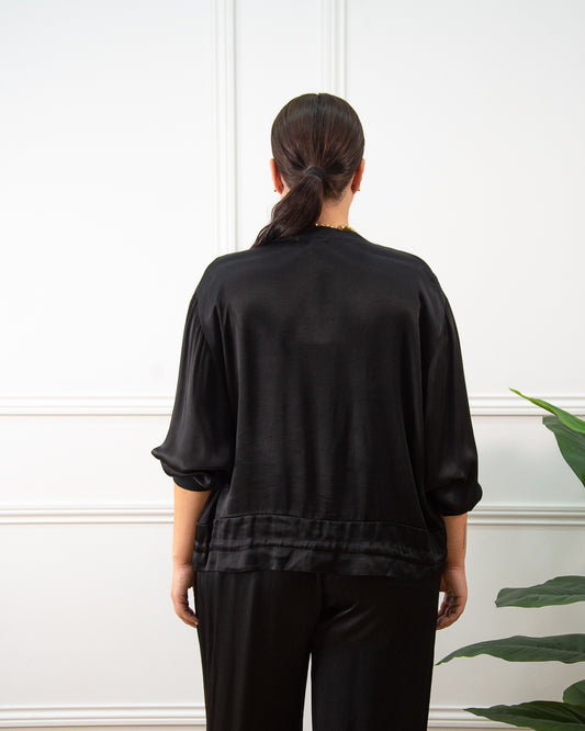 BOMBER RASO NEGRO