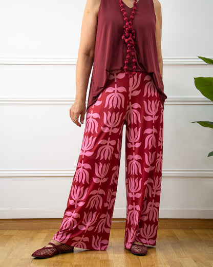 PANTALÓN LOTO FRESA