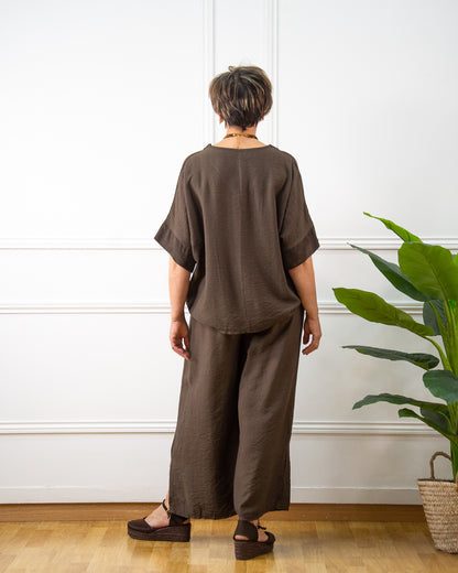 CONJUNTO JAPAN MARRÓN