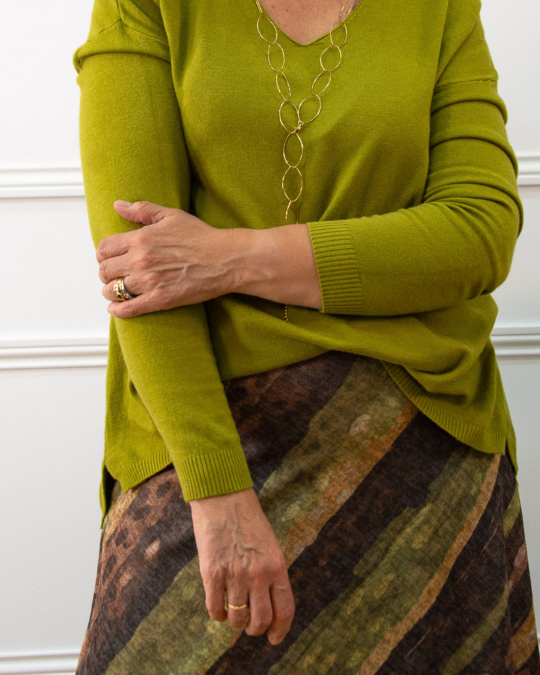 FALDA CELINE MARRÓN