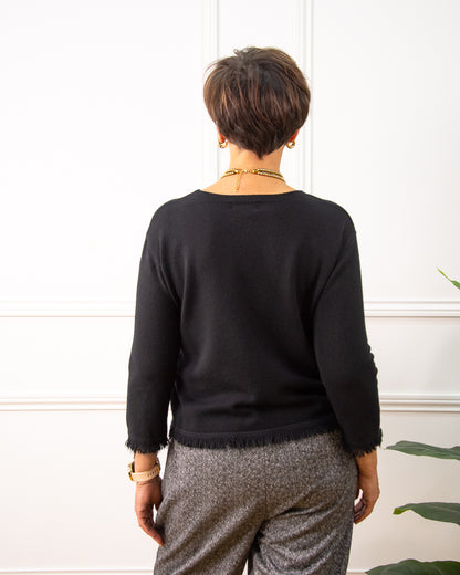 JERSEY MINIFLECOS NEGRO