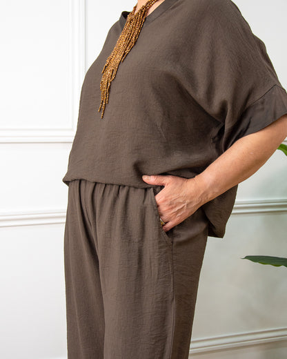 CONJUNTO JAPAN MARRÓN