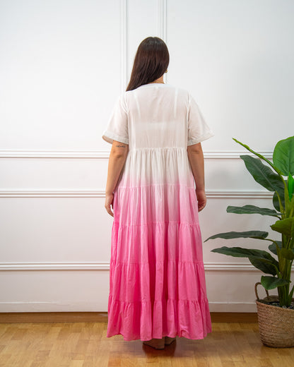 VESTIDO DEGRADÉ ROSA