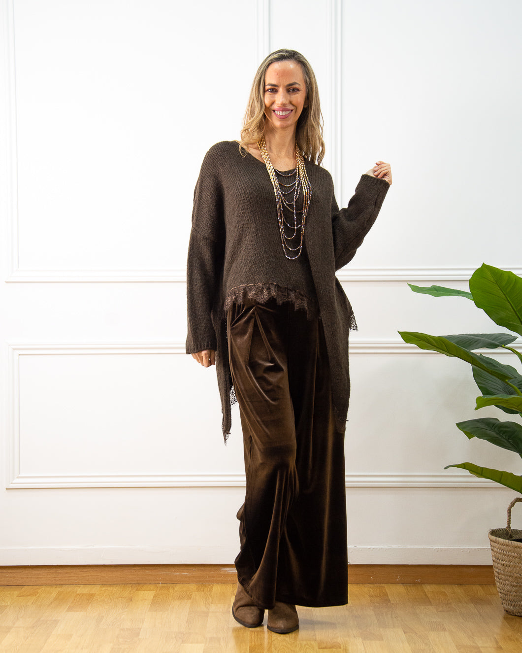 JERSEY PICOS MARRÓN