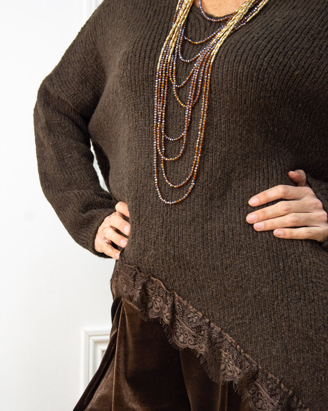 JERSEY PICOS MARRÓN