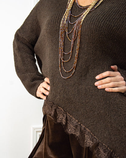 JERSEY PICOS MARRÓN