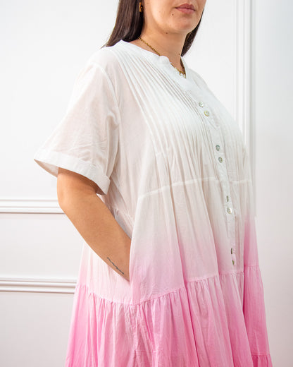 VESTIDO DEGRADÉ ROSA