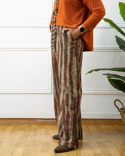 PANTALÓN ZEBRA MARRÓN