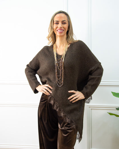 JERSEY PICOS MARRÓN