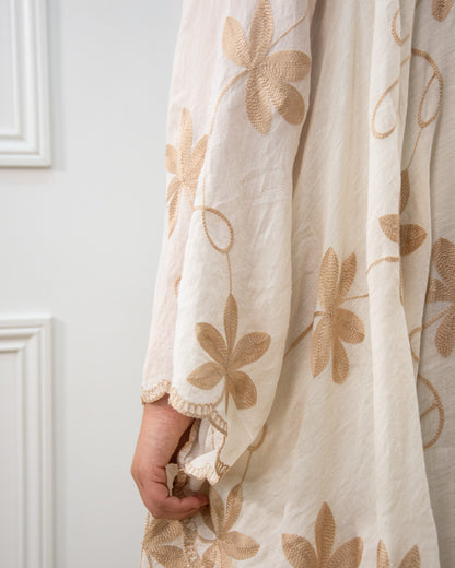 KIMONO BORDADO ARENA