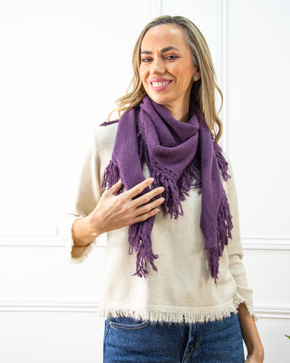 CUELLO FLECOS BERENJENA