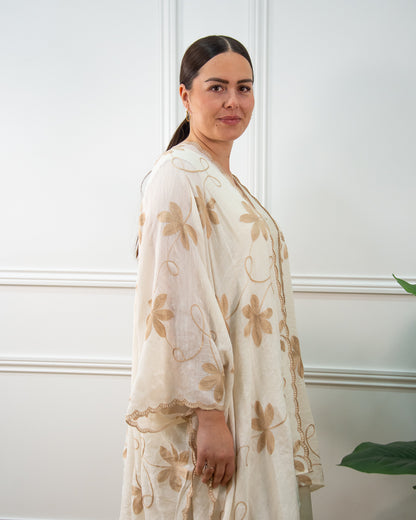KIMONO BORDADO ARENA