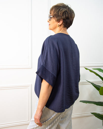 BLUSA JAPAN AZUL MARINO