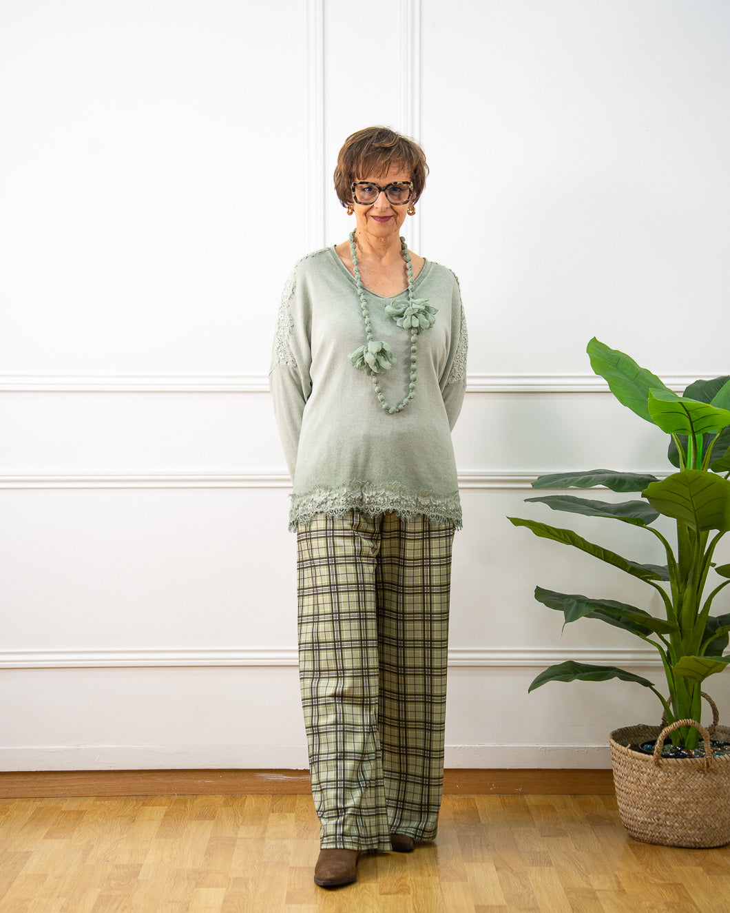 CAMISETA CATERINA VERDE KAKI