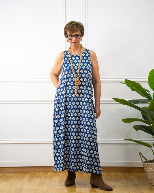 VESTIDO BRISA AZUL MARINO