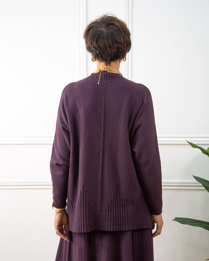 JERSEY PIRÁMIDES BERENJENA