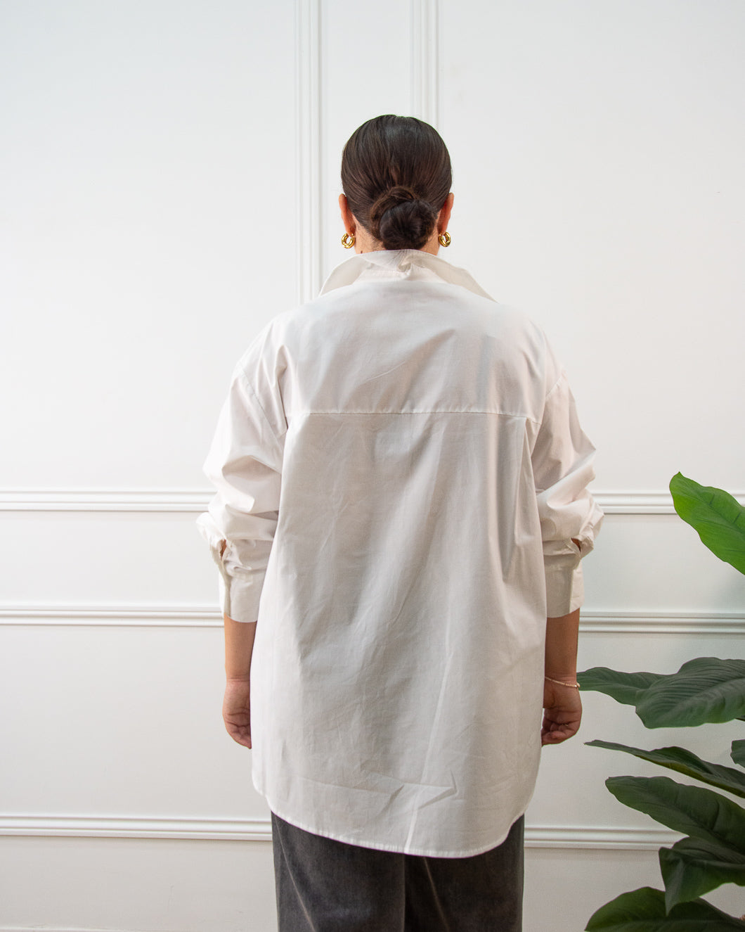 CAMISA FLOR BLANCO