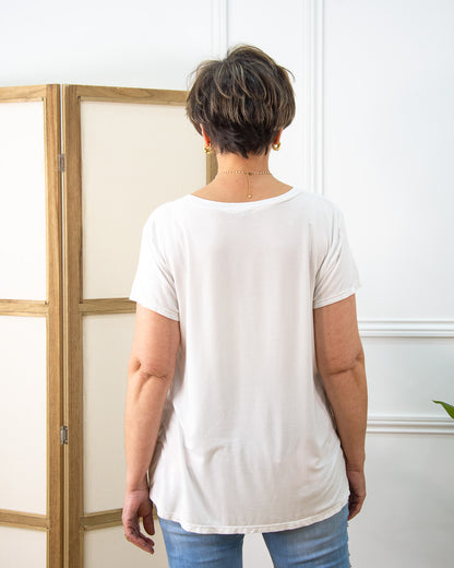 BLUSA BOTONES BLANCO