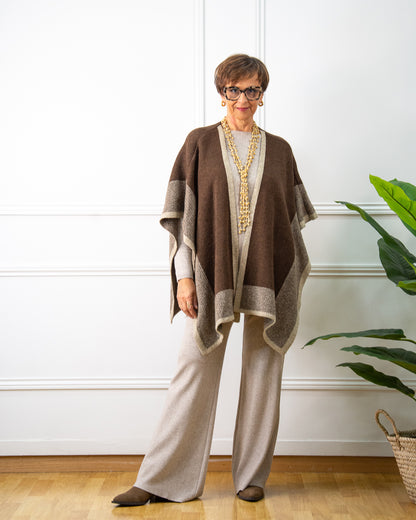 PONCHO NURIA MARRÓN