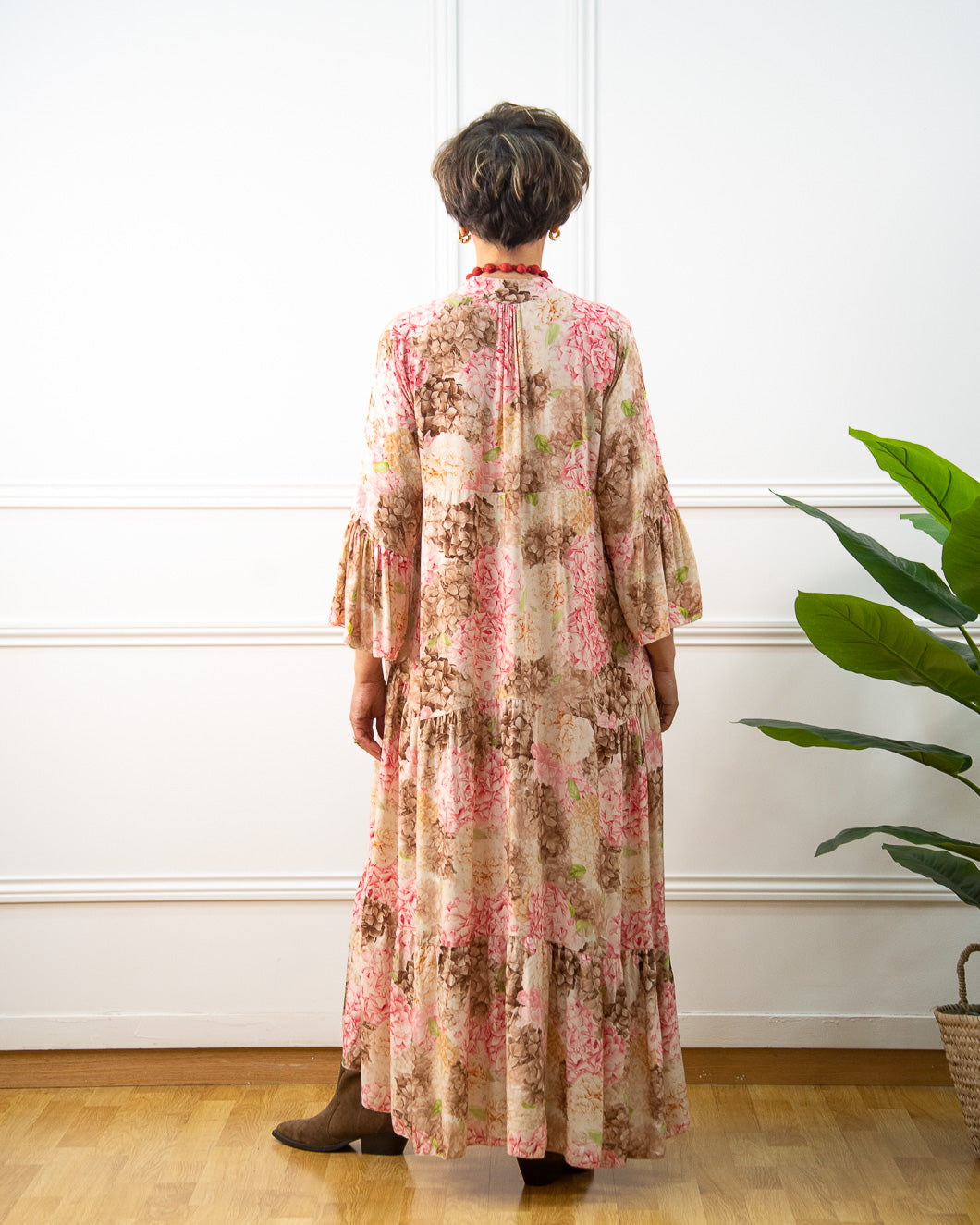 VESTIDO JARDÍN ARENA