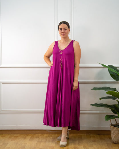 VESTIDO VERONA BUGANVILLA