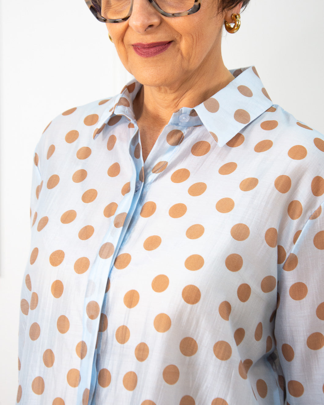 BLUSA CARMEN CELESTE