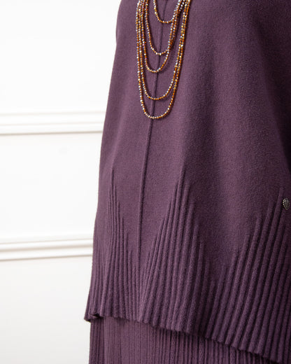 JERSEY PIRÁMIDES BERENJENA