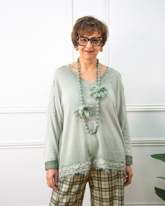 CAMISETA CATERINA VERDE KAKI