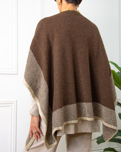 PONCHO NURIA MARRÓN