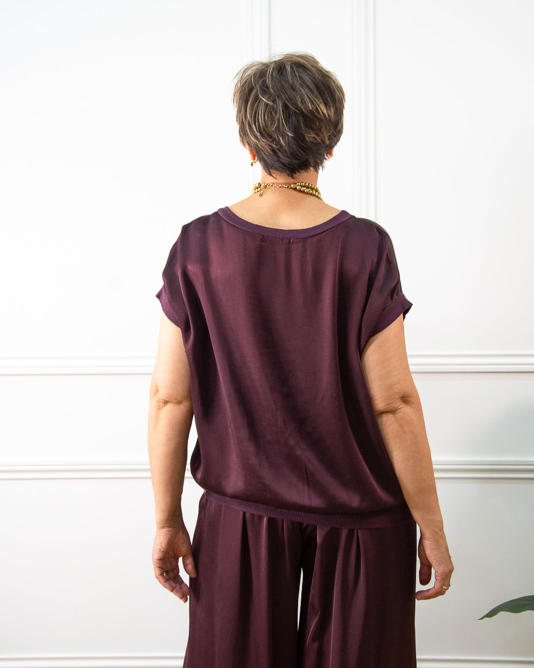 BLUSA RASO BERENJENA