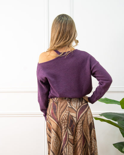 JERSEY CHINCHETAS BERENJENA