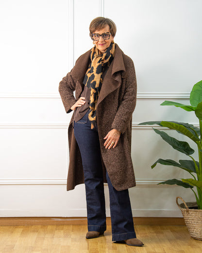 ABRIGO OPORTO MARRÓN