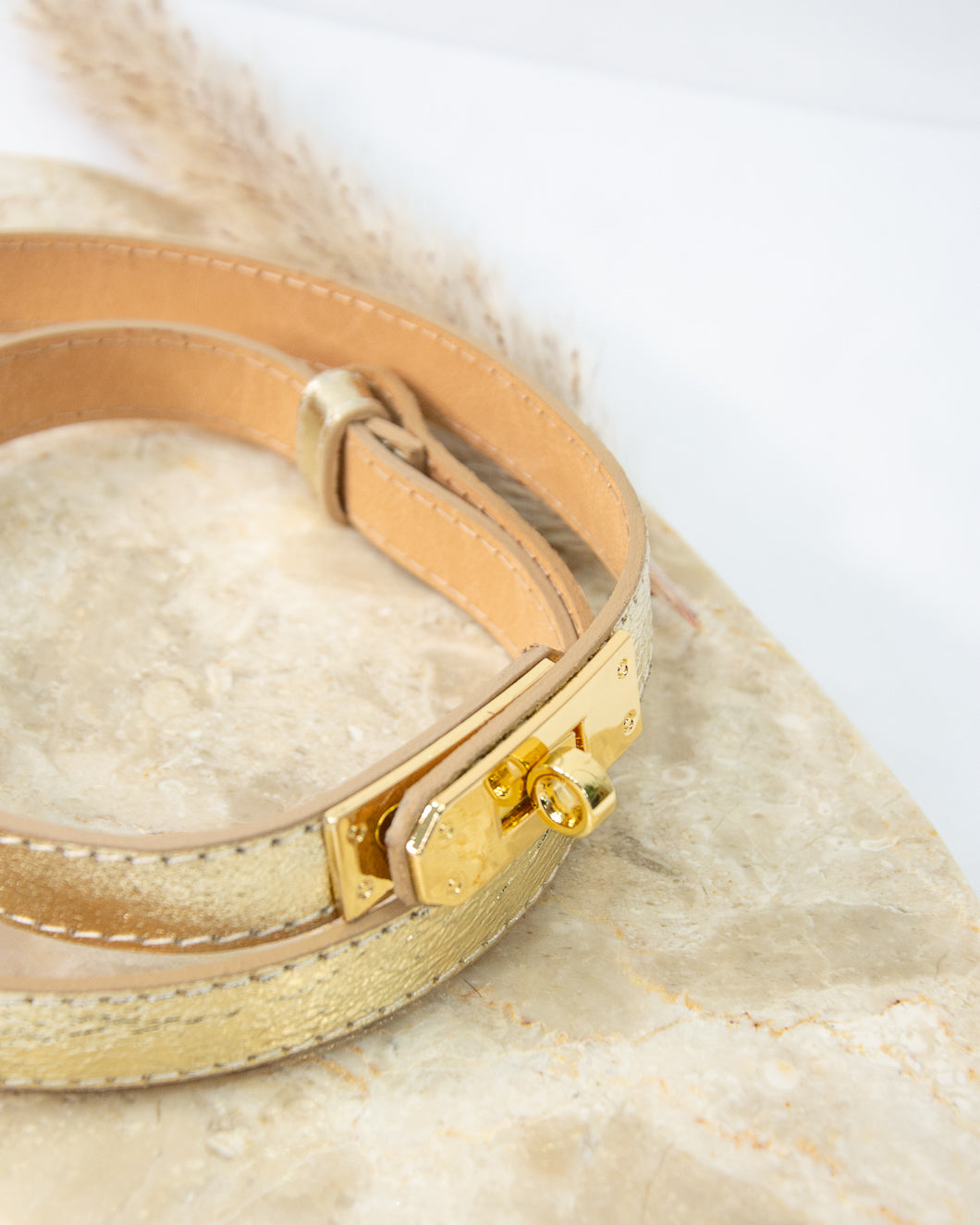 CINTURÓN MULTI TALLA DORADO