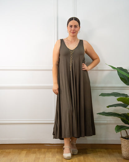 VESTIDO VERONA CHOCOLATE