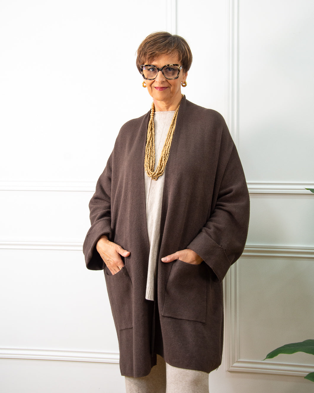 CHAQUETA NICOLA MARRÓN