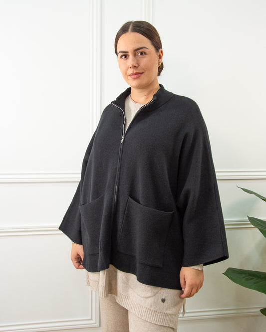 CHAQUETA MARINA NEGRO
