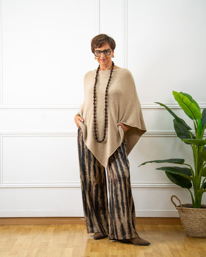 PONCHO KIKA CAMEL