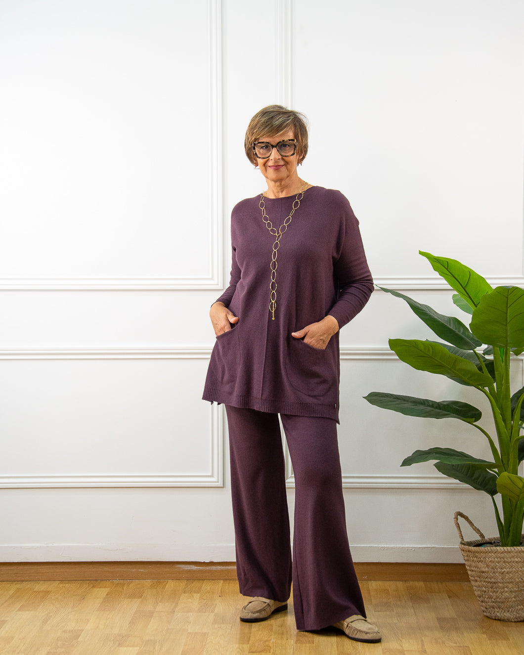JERSEY CLOE BERENJENA