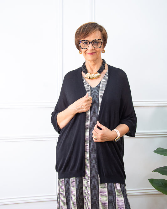 CHAQUETA ÁNGELA NEGRO