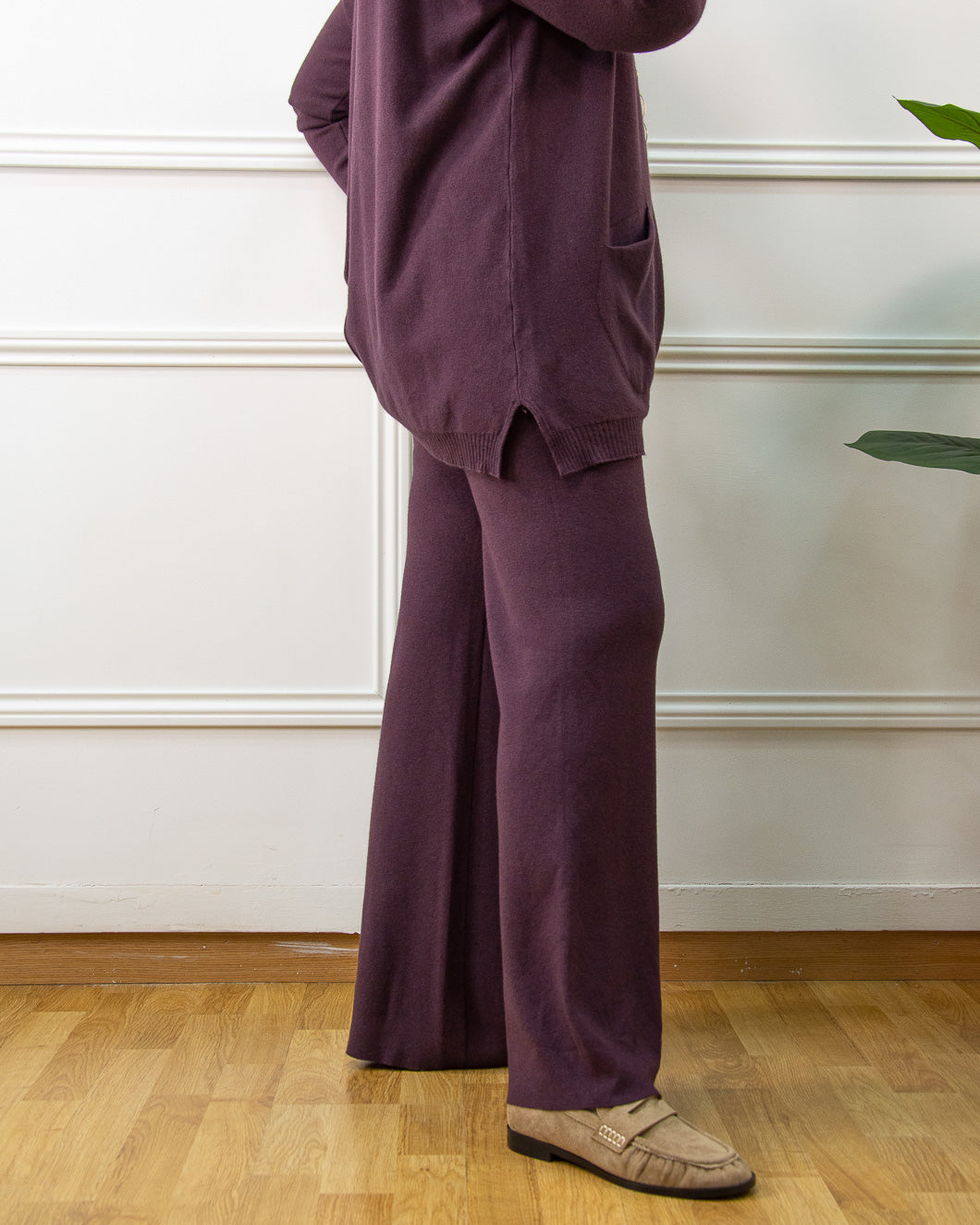 PANTALÓN CLOE BERENJENA