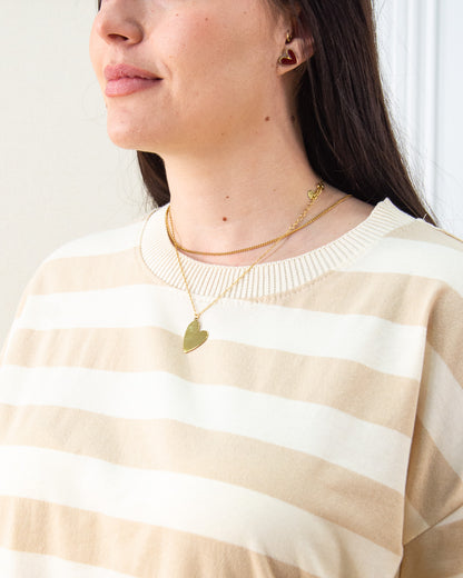 CAMISETA VEGA BEIGE