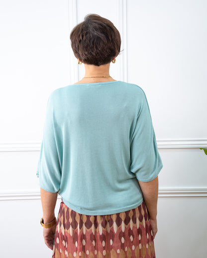 CHAQUETA ROMA VERDE AGUA