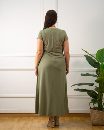 VESTIDO VENEZIA KAKI