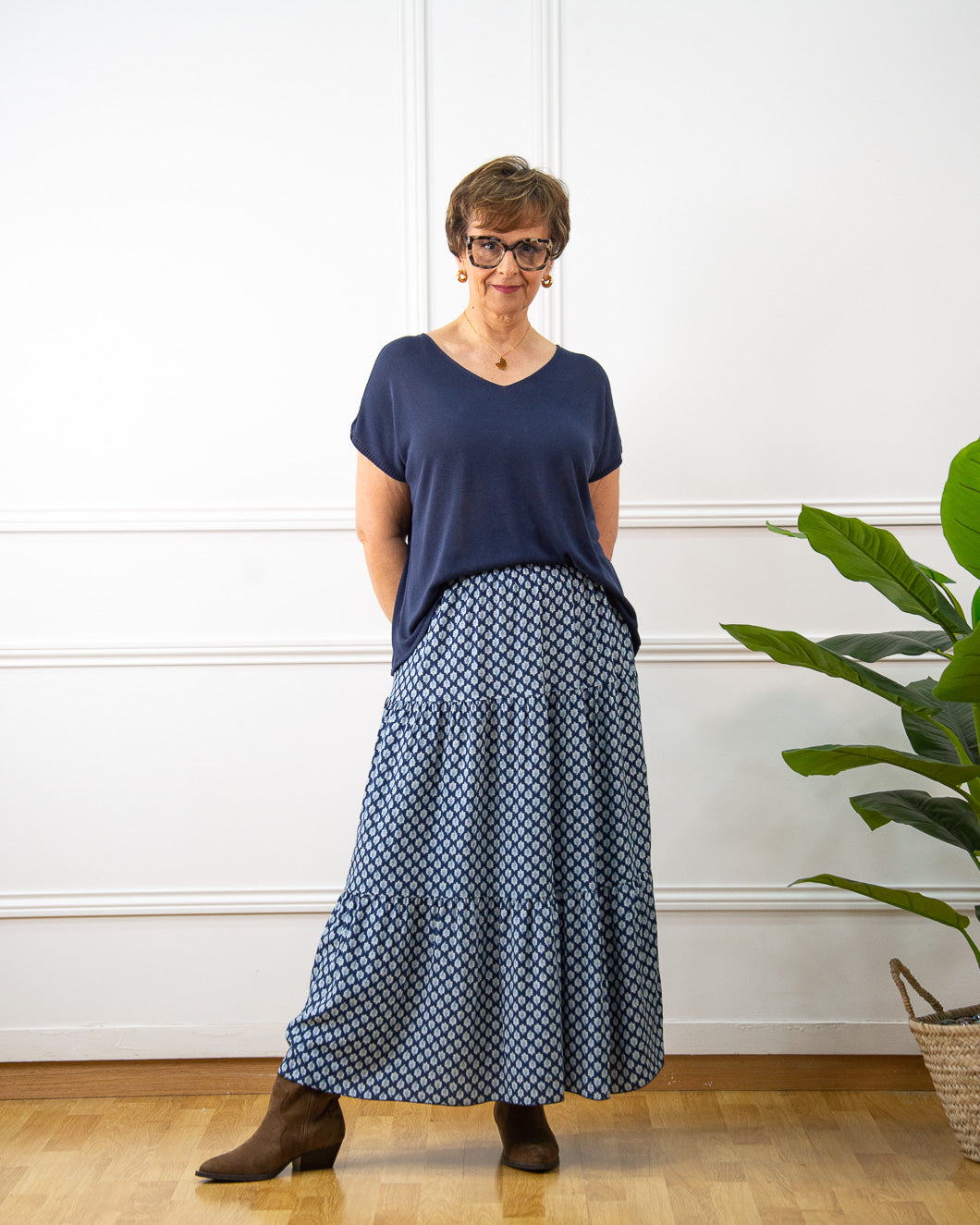 FALDA INDICHIC AZUL