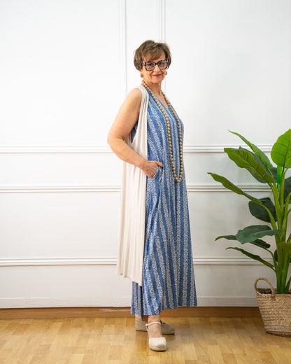 VESTIDO ESENCIA AZUL VAQUERO