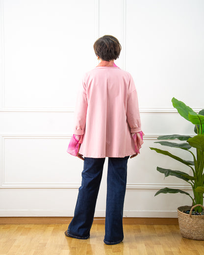 CHAQUETA BLAZER ROSA