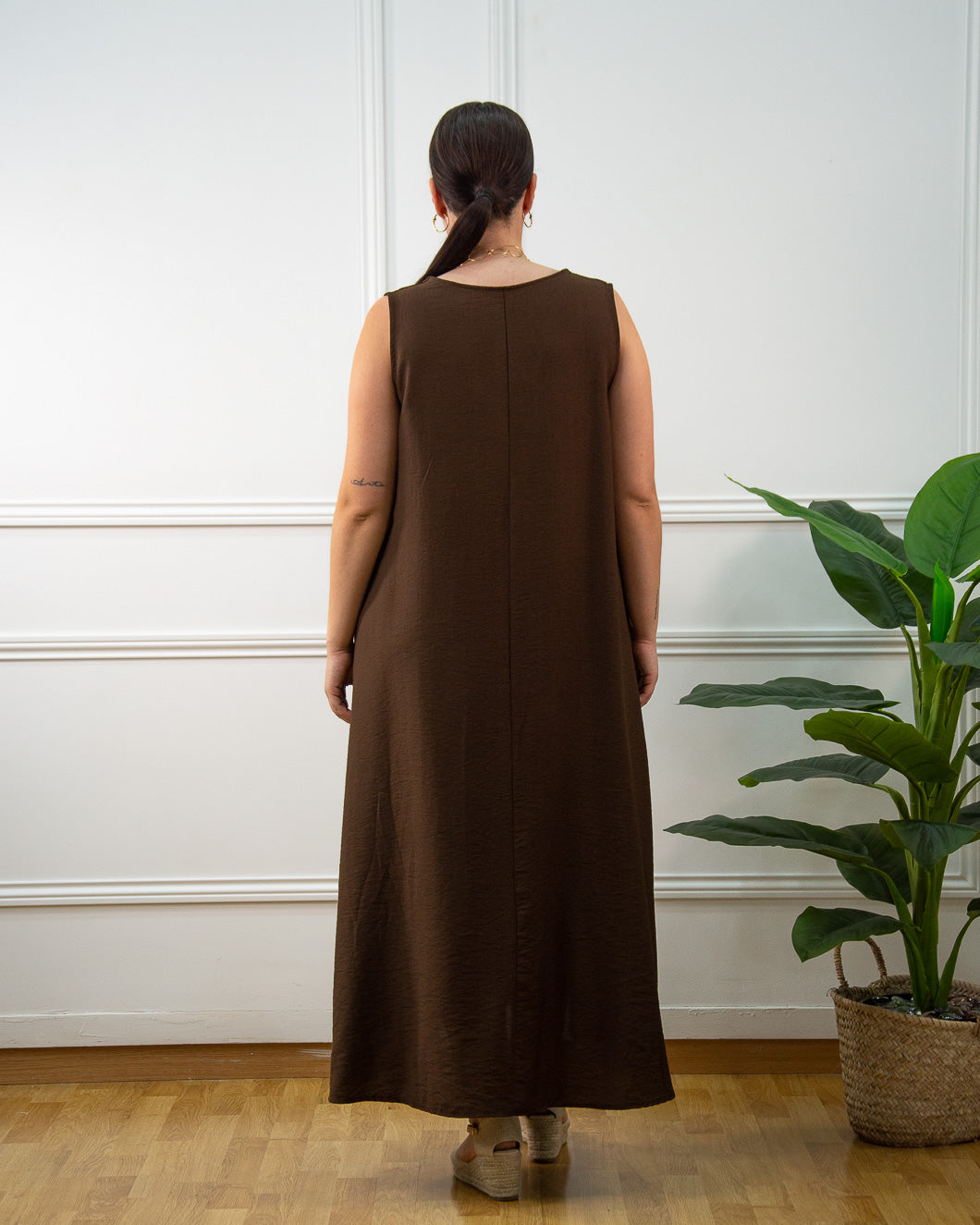 VESTIDO ZAIRA CHOCOLATE