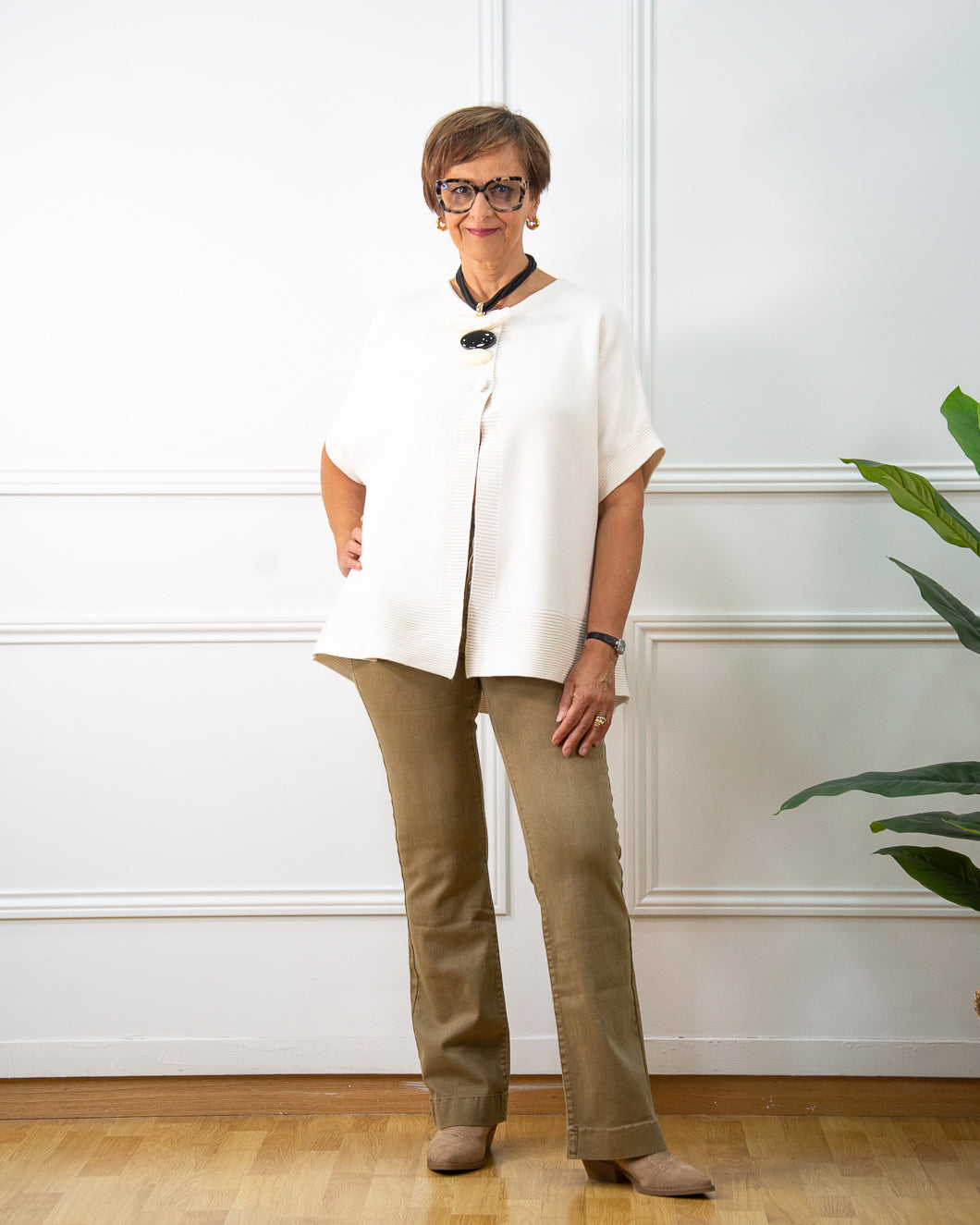 CHAQUETA NAOMI MARFIL